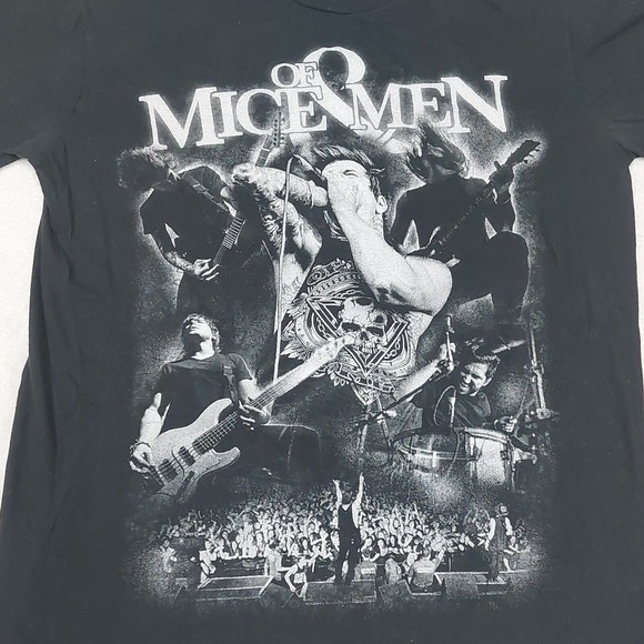 Of Mice And Men, Men's Size Small Short Sleeve Metal Band Tee Graphic T-Shirt - Picture 5 of 10